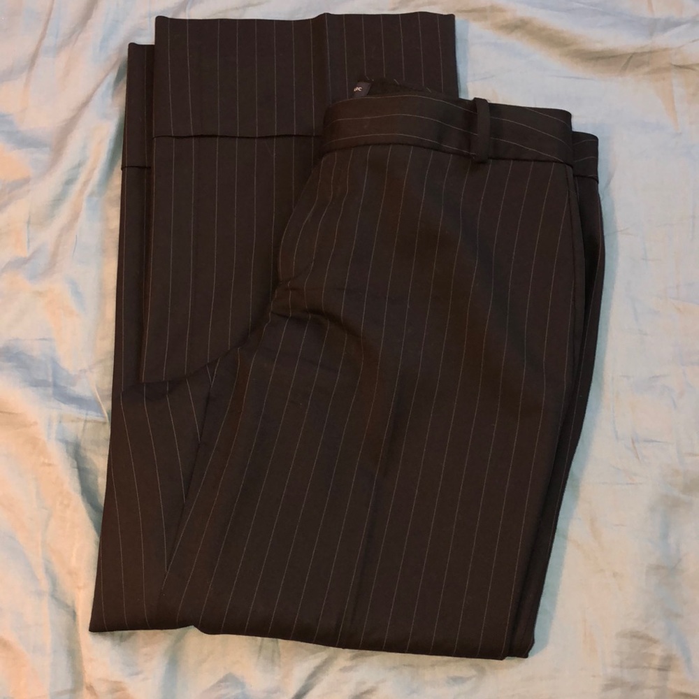 Banana Republic Pinstriped Ankle Trousers